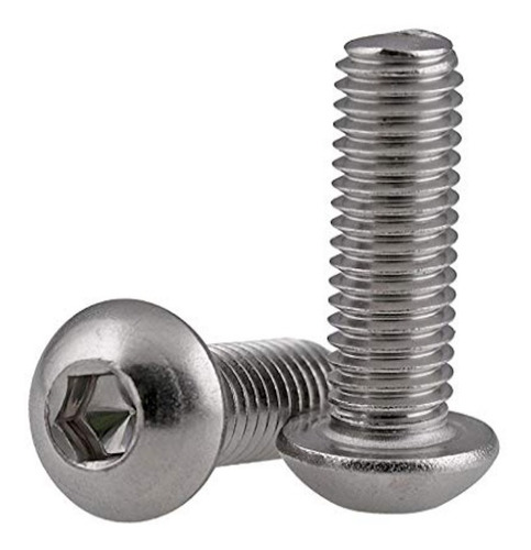 Tor Allen Boton Inox 3/8 X 1-1/4 Tuerca Y Rondanas // 10 Pz