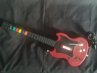 Guitarra Para Guitar Hero Ps2 Rojo