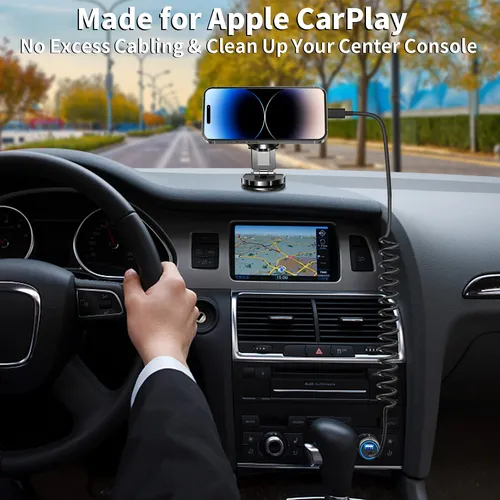 Cargador Rápido Para Auto 4.8a Con Cable Lightning 1.8m Ipho