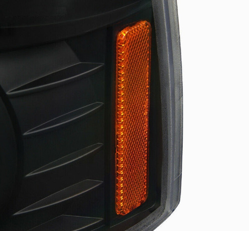 F150 F250 F350 1992 - 1998 Juego Faros Con Ojo De Angel Negr