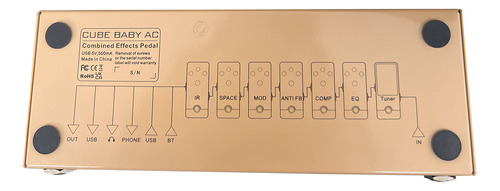 Interfaz De Pedal De Efectos, Grabación De Guitarra Inalámbr