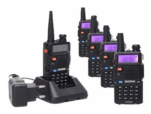 Pack X4 Radio Vhf Baofeng Radio Comunicadores Portatiles 055