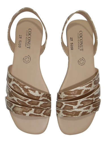Imagen 3 de 8 de Sandalia Felipe Rentería Animal Print Tallas 22-30 Mx