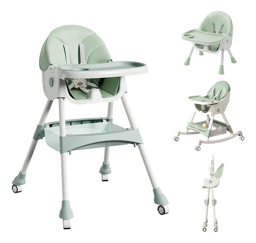 Sillas Altas Para Bebés Y Niños Pequeños, 4 En 1 Silla Alta