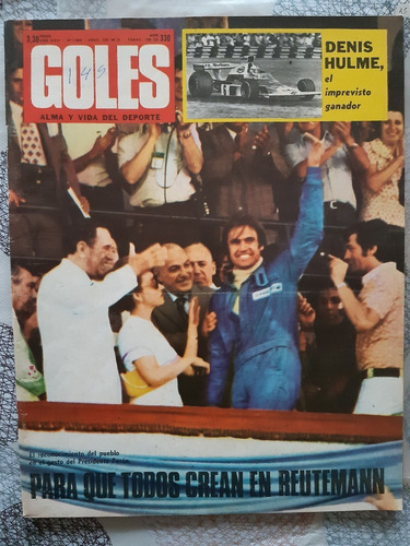 Perón Lopez Rega Entre Ríos Gimnasia Revista Goles 1305 1974