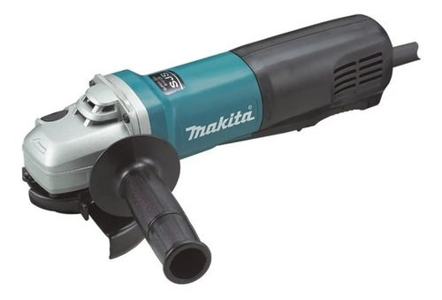 Esmerilhadeira angular Makita 9564P azul-turquesa 1100 W 220 V + acessório
