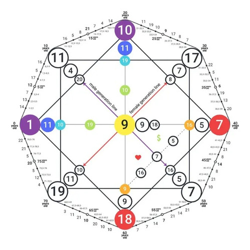 Matriz Del Destino -astrología Numerología-propósito De Vida