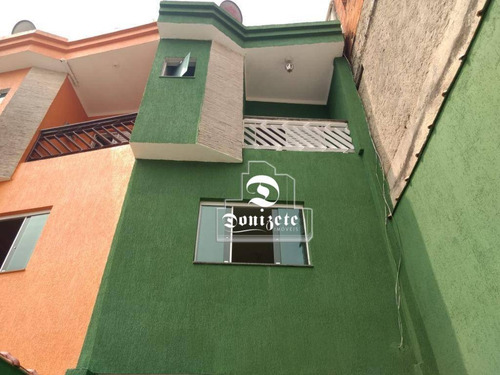Sobrado Com 2 Dormitórios À Venda, 102 M² Por R$ 280.000,00 - Jardim Santo André - Santo André/sp - So3639