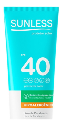Protetor Solar Sunless Corporal Fps 40 02 Unidades