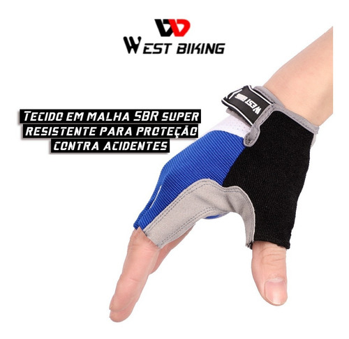 Luva Ciclismo Para Bike Feminina Confortável Proteção Gel