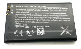 Batería Celular Nokia Lumia C3 5230 5800 520 620 Bl-5j