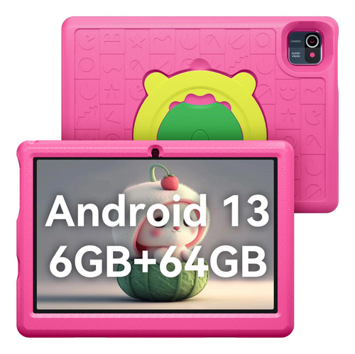 Tablet Para Niño Android Kids Ram Gb Rom Camara Dual Bateria