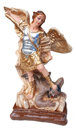 San Miguel Arcangel Dorado Figura Modelo De 20cm Enviogratis