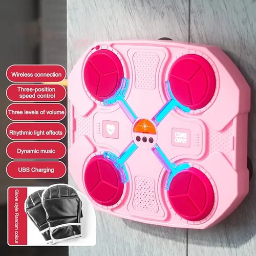 Máquina De Boxeo Musical Para Niñas Bluetooth Interactivo