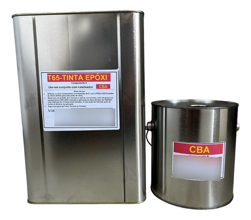 Tinta Epóxi T65/cba - 18 L - Cinza Claro P