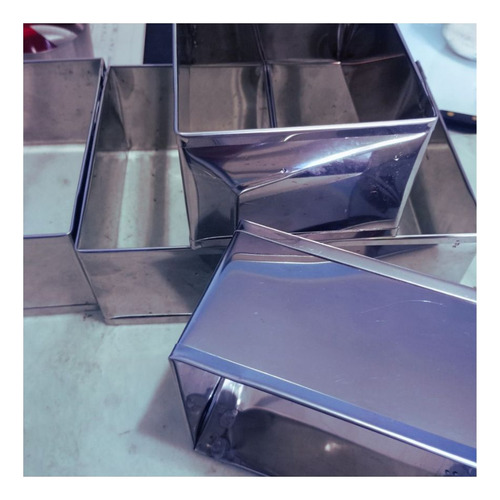 Cintura Rectangular Acero Inox Pan Lactal 20x10x10 Ribete