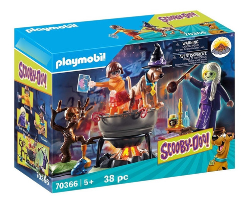 Set Infantil Playmobil Juguete Scooby Dooh 38 Piezas Febo