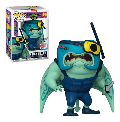 Funko Pop! Ray Fillet Teenage Mutant Ninja Turtles Mayhem 20