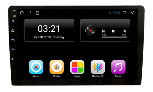 Auto Radio Android Hd Gps Wifi Bluetooth Usb Táctil