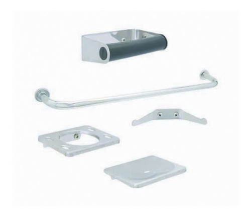 Juego De Accesorios Para Baño (5pzas) Acero Inox Dica 4800