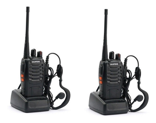 2 Radios Portatil Baofeng Uhf Modelo Bf­888s Con Manos Libre