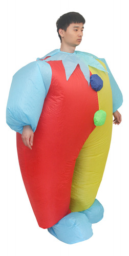 Ropa Inflable Divertida Del Hombre Gordo Del Payaso De Los