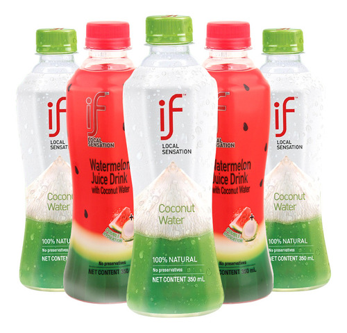 Agua De Coco If, 350 Ml, Agua De Coco Importada De Tailandia