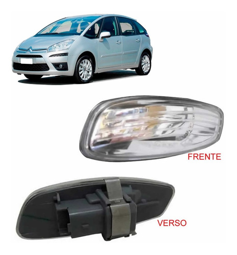 Pisca Seta Retrovisor C4 Picasso 2008 A 2013 Lado Esquerdo