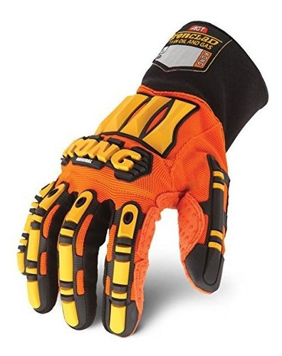 Ironclad Sdx2 Kong - Guantes, Anaranjado, Large