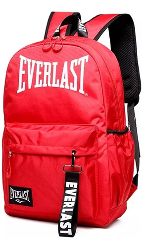 Mochila Urbana Everlast Bolsillo Anti Robo + Llavero Regalo