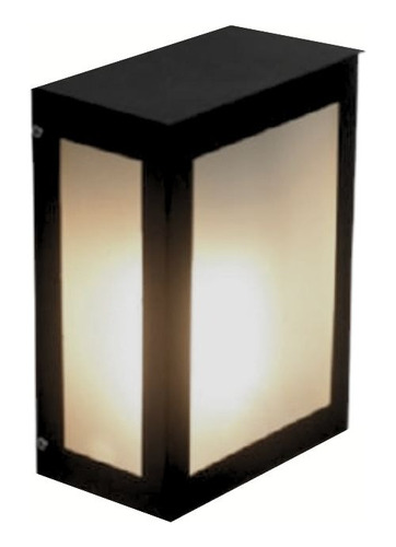 Farol Exterior 21cm Grande 1xe27 Negro Acero 6006....