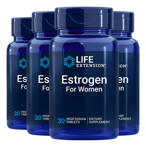 Estrogênio Mulheres Life Extension 30 Tablets 4un Sabor Sem sabor