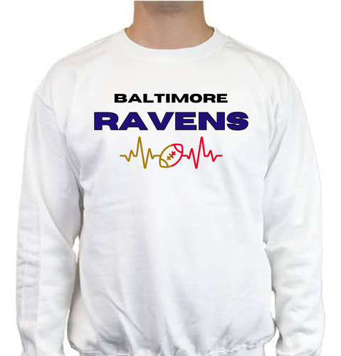 Sudadera Futbol Americano - Baltimore Ravens