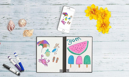 Cuaderno Rocketbook Reutilizable Color Mas Rotuladores