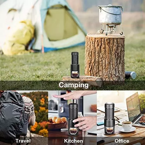 Cafetera Portatil Expreso Manual Viaje Camping