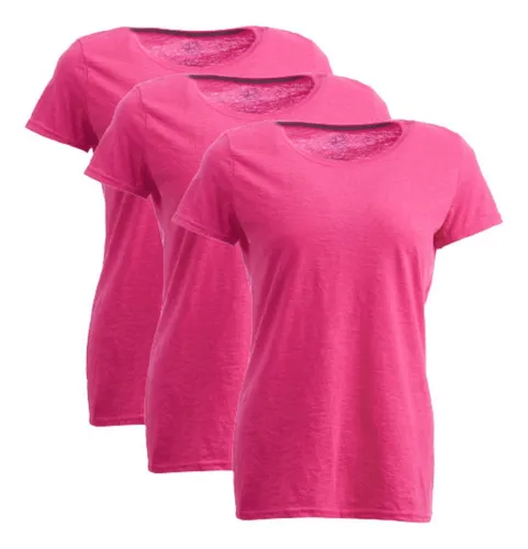 Tripack Playera Para Dama Manga Corta Fruit Of The Loom Meses