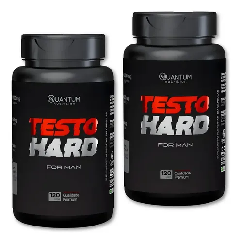 Kit 2 Testo Hard 240caps + Energia Pré Treino Massa Suplemento Al...