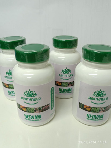 Nervam  Pack  4 X 60 Capsulas 