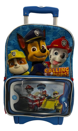 Mochila Paw Patrol Mod 32 Primaria Lonchera