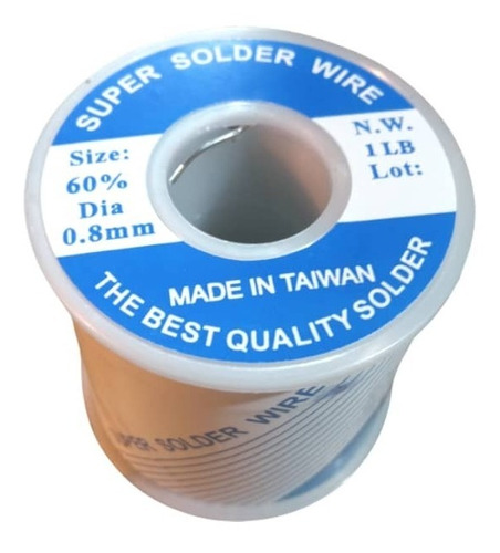 Estaño Super Solder Wire Rollo 60/40 0.8mm 100%calidad 110m 