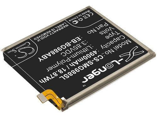 Bateria P/ Samsung S20 Ultra / 5g 4900 Mah Part Eb-bg988aby