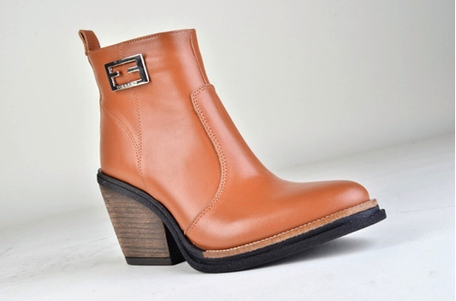 Imagen 6 de 8 de Botas Botinetas Texanas De Mujer De Cuero Georgi - Ferraro