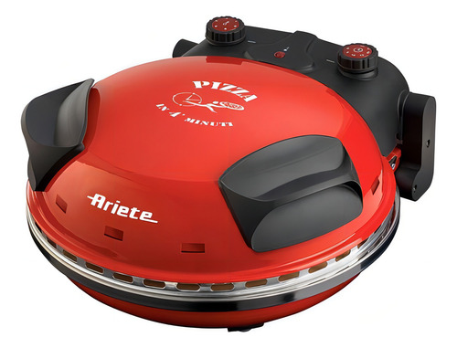 Forno De Pizza Elétrico Vermelho Ariete Rápido 4 Min