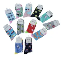Comprar Medias Largas Estampadas ( 6 Unidades De Medias Estampadas)