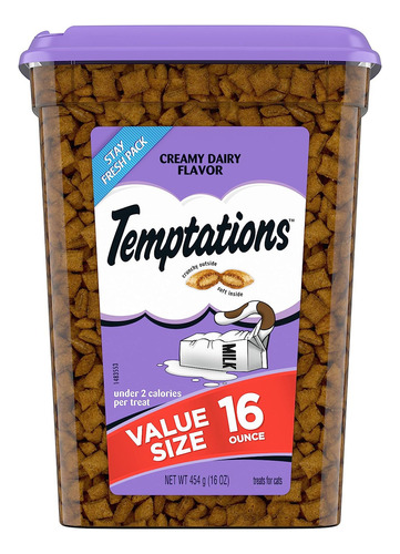 Temptations Golosina Para Gatos Crujientes Y Relleno Cremoso