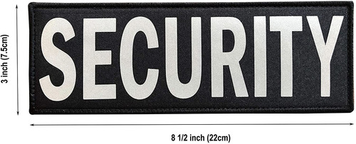 Suviya - Parche De Seguridad Con Gancho Y Bucle (11.0 X 3.9