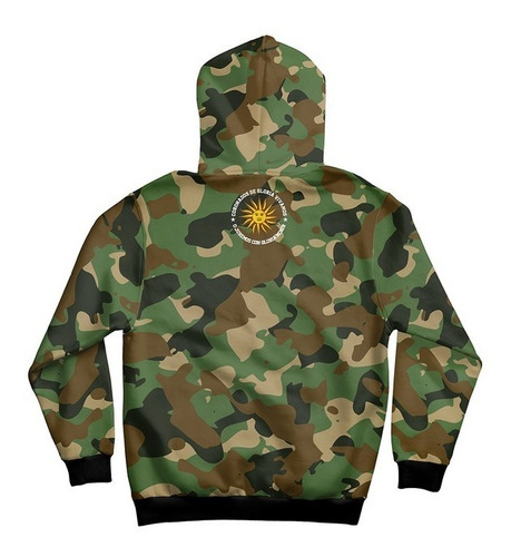 Imagen 2 de 2 de Buzo Hoodie Malvinas Argentinas Mod 12