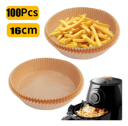 Forro De Papel Lazhu For Airfryer, Horno Y Freidora, 100 Uni