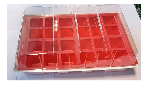 Imagen 4 de 7 de Mini Invernadero Bandeja De Cultivo 24 Celdas Aquaflex