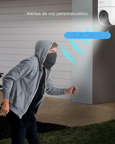 Cámara De Seguridad Exterior Ezviz H8c Wifi 2k 4mp